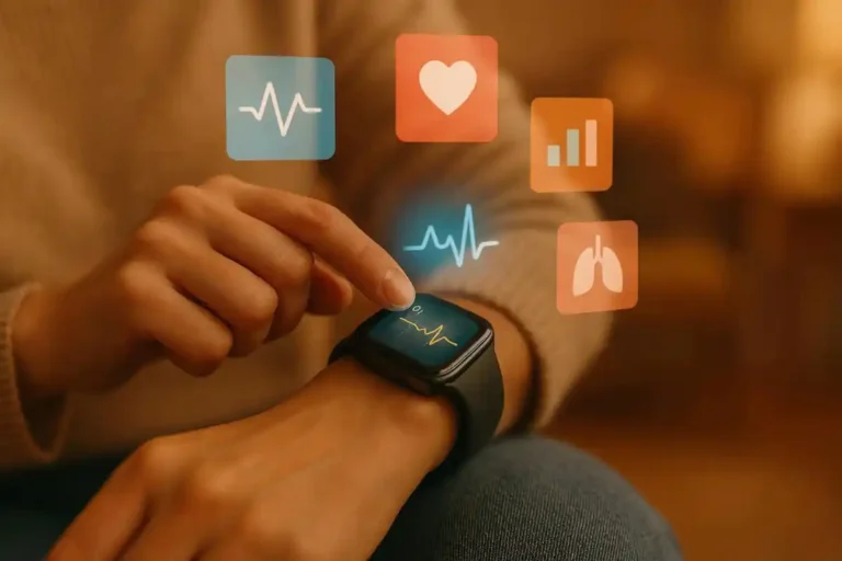 tracking health with smart watch