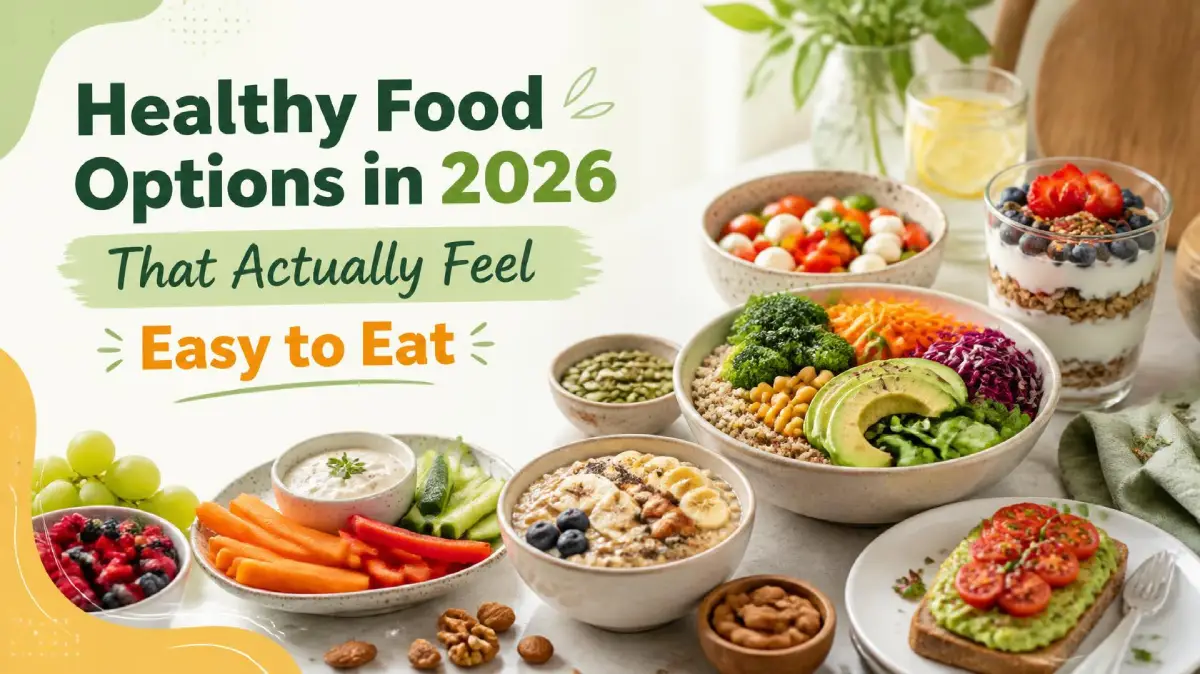 Healthy Food Options in 2026 That Actually Feel Easy to Eat