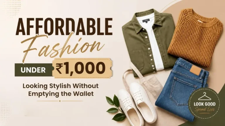 Affordable Fashion Under ₹1,000: Looking Stylish Without Emptying the Wallet
